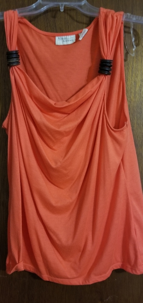 Allison Brittney Orange tank top